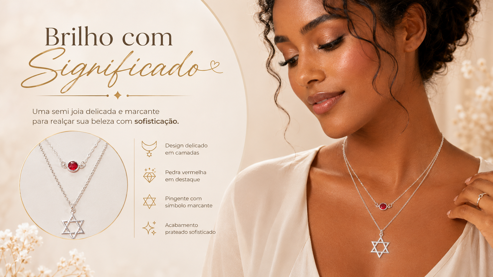 Até 30% OFF em Colares